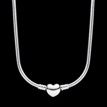 Collar Pandora Moments  con Cierre de Corazón