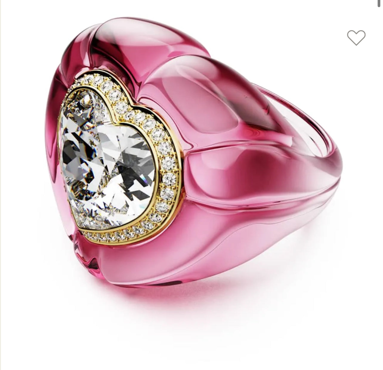 Anillo Swarovski Dulcis en forma de corazón