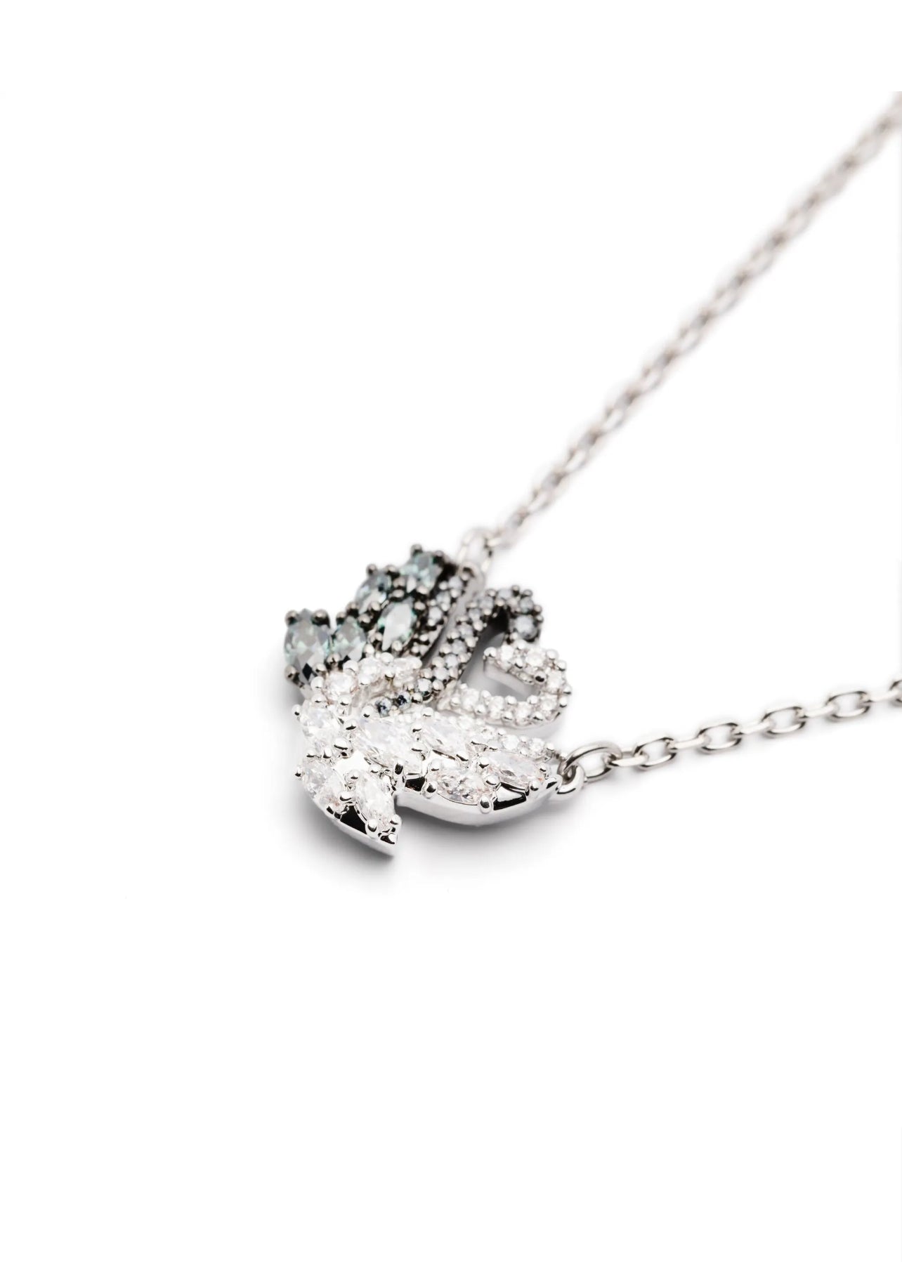 Collar Swarovski Cisnes Bicolor